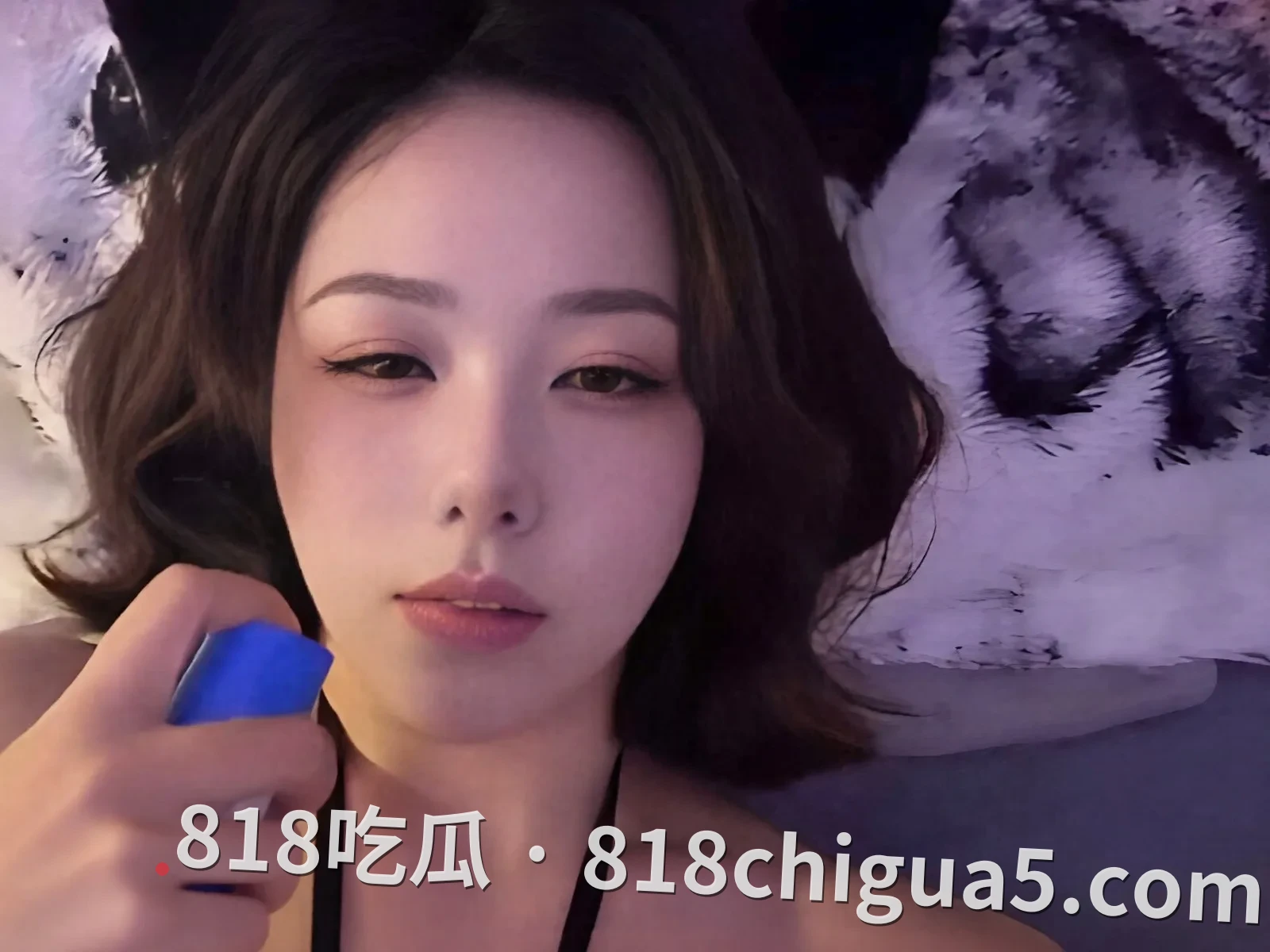 抖音福利姬 极品神仙颜值御姐网红 鹿木十三分 下播后黑丝没脱直接发骚，娇喘贴麦把欲望拉满