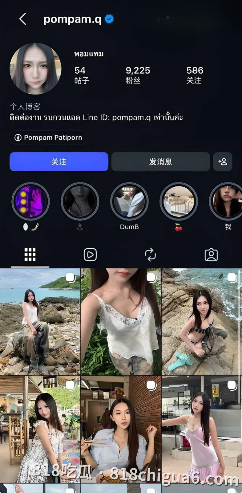 泰国华侨巨乳Pompam口交约炮视频 伸舌口交添肉棒 张开双腿被大屌猛干