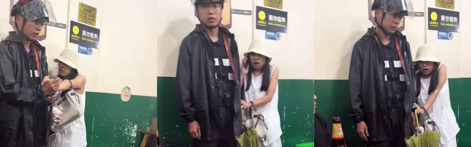 嫌7米外有人抽烟？温州女子苍蝇馆子大闹，装晕报警硬演“碰瓷戏”！