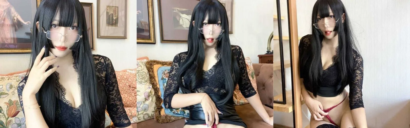 微密圈极品御姐Money冷冷 金丝眼镜黑丝制服上演极致麻辣教师诱惑 那个男人能忍住