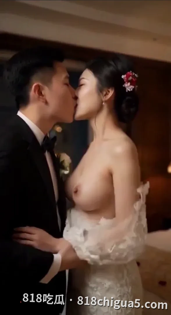 AI成人短剧新剧首播|《结婚当天妻子竟然成了公公的女人》新娘被公公按在喜床上强吻内射,新郎站在门外听着水声浪叫彻底崩溃