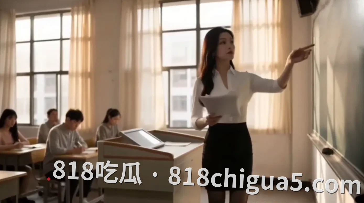 AI成人短剧 818吃瓜首发 :巨乳人妻班主任1 淫荡少妇女老师被学生在教室强攻征服 放学后我终于征了我的黑丝女老师!