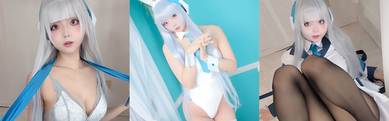 二次元辣妹 ChuChuMagic 化身生盐乃爱 黑丝兔女郎自慰玩穴 好不快活