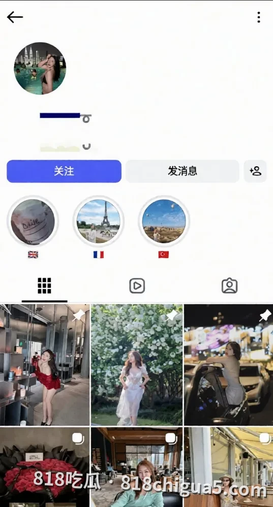 Ins高颜值女神Odile金主房内露脸3P实录：跪地口交同时被后入，骚浪属性彻底爆发