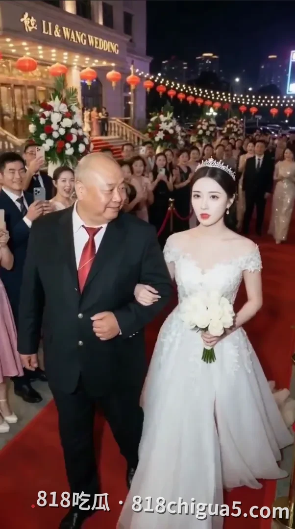 AI成人短剧新剧首播|《结婚当天妻子竟然成了公公的女人》新娘被公公按在喜床上强吻内射,新郎站在门外听着水声浪叫彻底崩溃