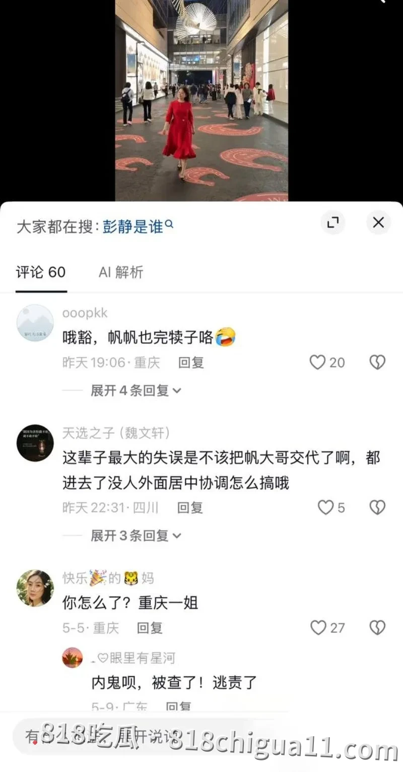 前重庆市市长黄奇帆涉嫌贪污腐败就此落马!隐藏多年的地下情人竟是律师彭静,终究还是倒在了女人的石榴裙下,不雅视频惨遭流出。