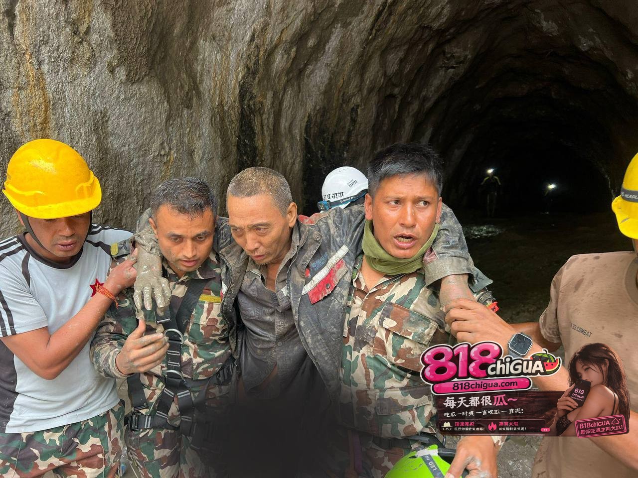 尼泊尔军方硬核救援！中国电建员工受困地底10天获救，亲述：看到灯光不敢信