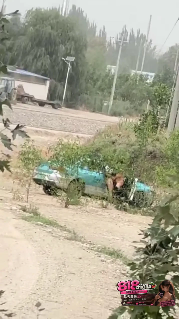 刺激野战！女乘客付不起打车费，直接用身体抵债，路边被后入狂操，全程被路人手机偷拍曝光！