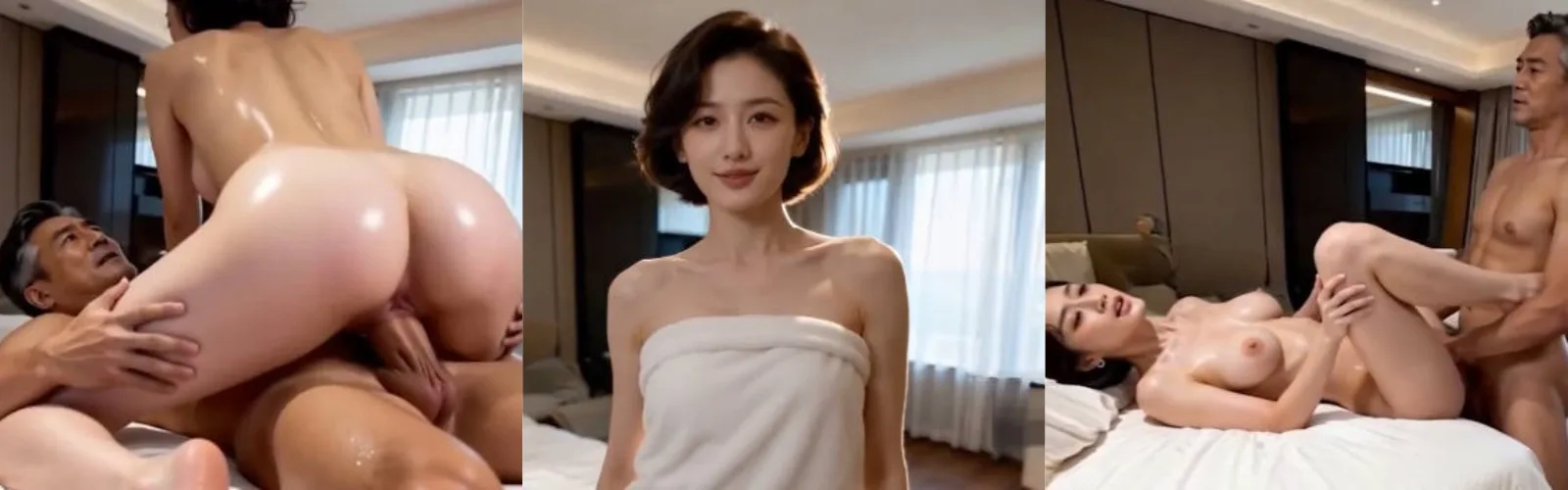 AI成人短剧《咯咯哒的一天》尺度炸裂！痴心发廊妹雨夜献身，主动张开双腿被当妓女玩弄！