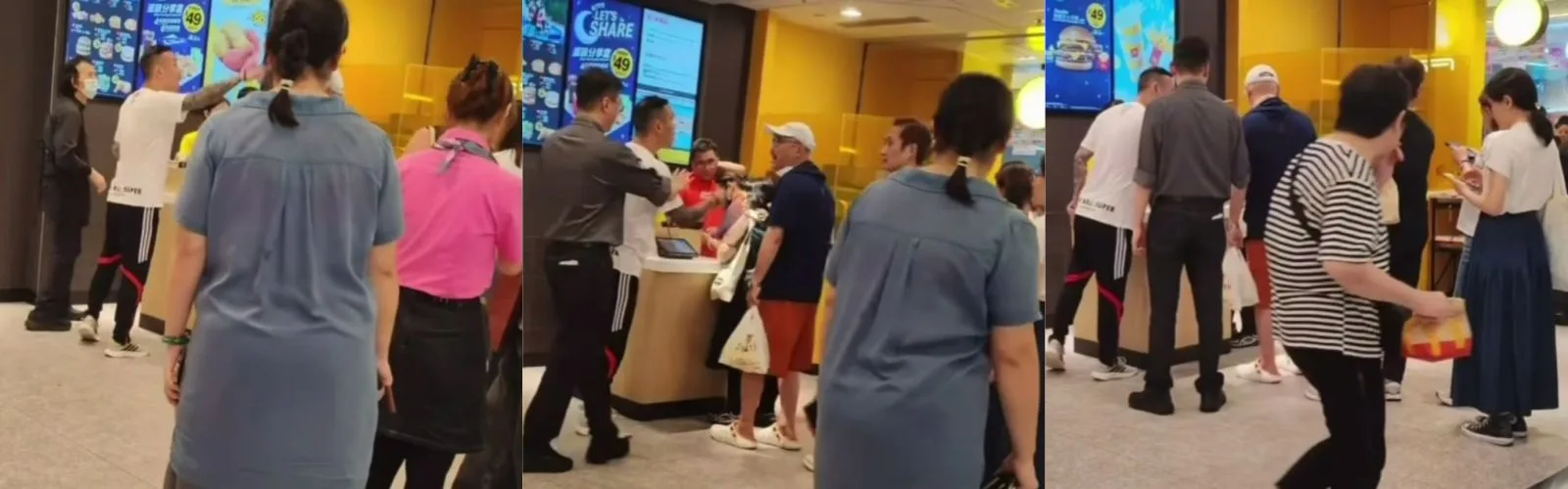买个麦当劳也要“响朵”？香港纹身男自称“胜和”，对方一报警瞬间变怂！