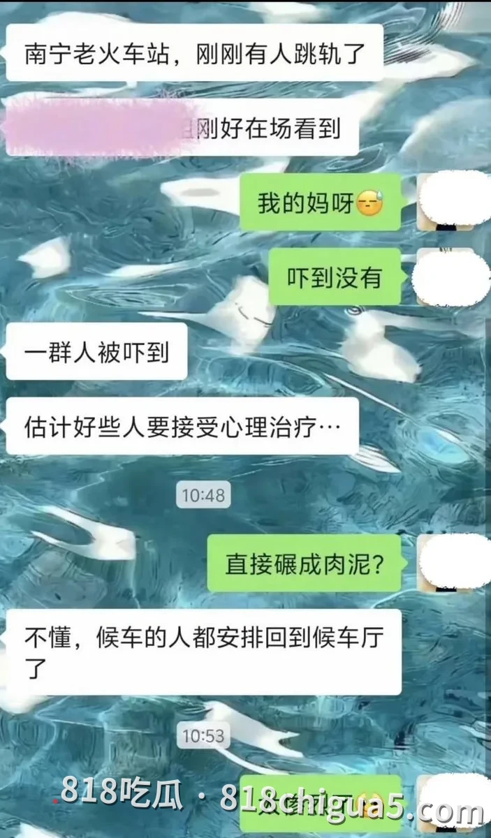 南宁火车站揪心惨剧:男子突然跳下站台,列车紧急制动不及撞击身亡
