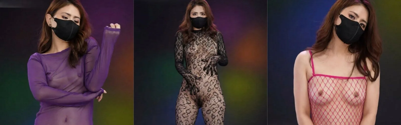 假面舞团 117女孩 自拍福利 身穿连体情趣制服 薄纱透视美乳肥穴扭动骚腰尽显母狗本色