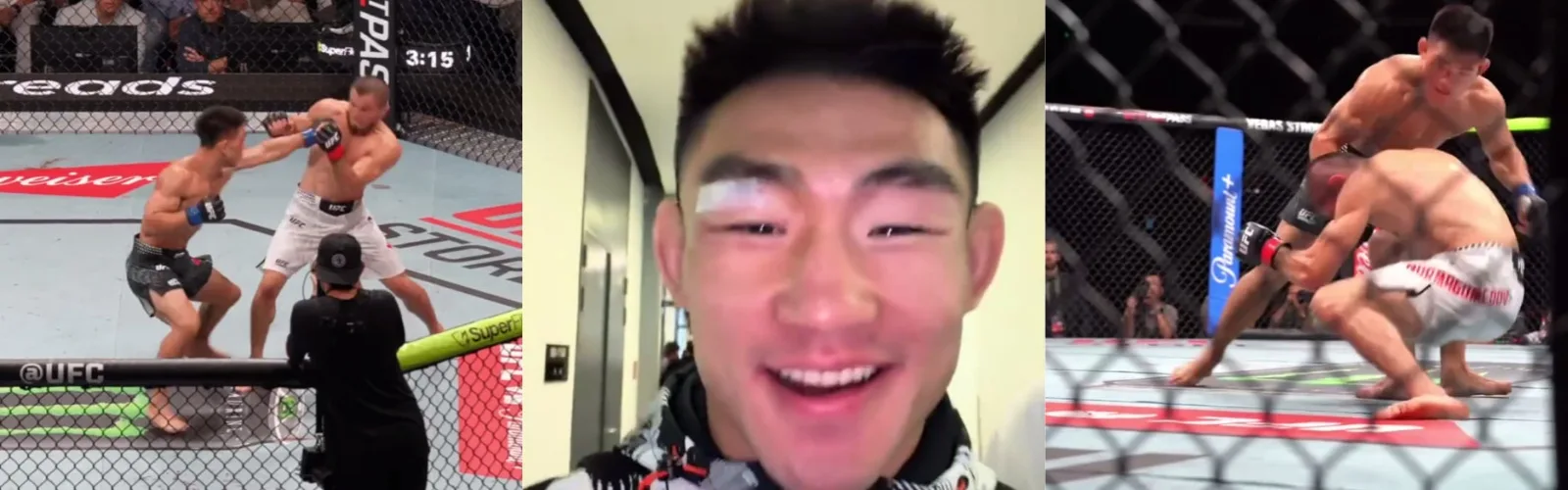 右上勾拳绝杀！宋亚东二回合KO乌马尔，中国力量闪耀UFC上海之夜！