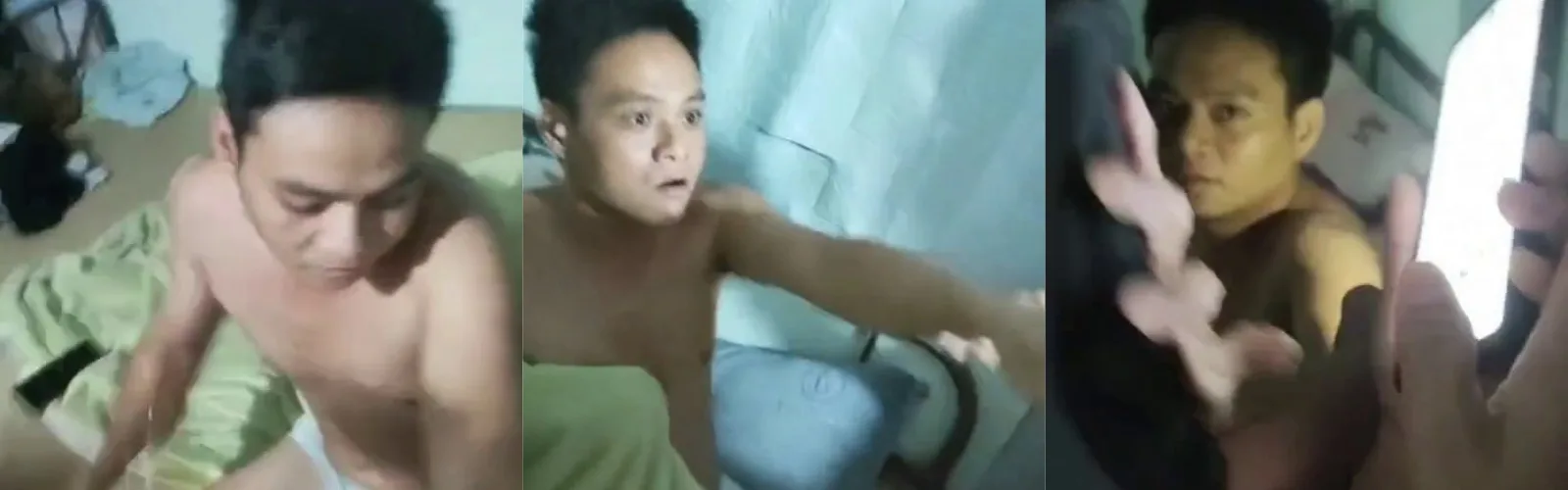 出轨抓奸现场！原配带人撞开房门现场抓奸！男的死死护着小三，激烈对峙辱骂拉扯，场面一度彻底失控！