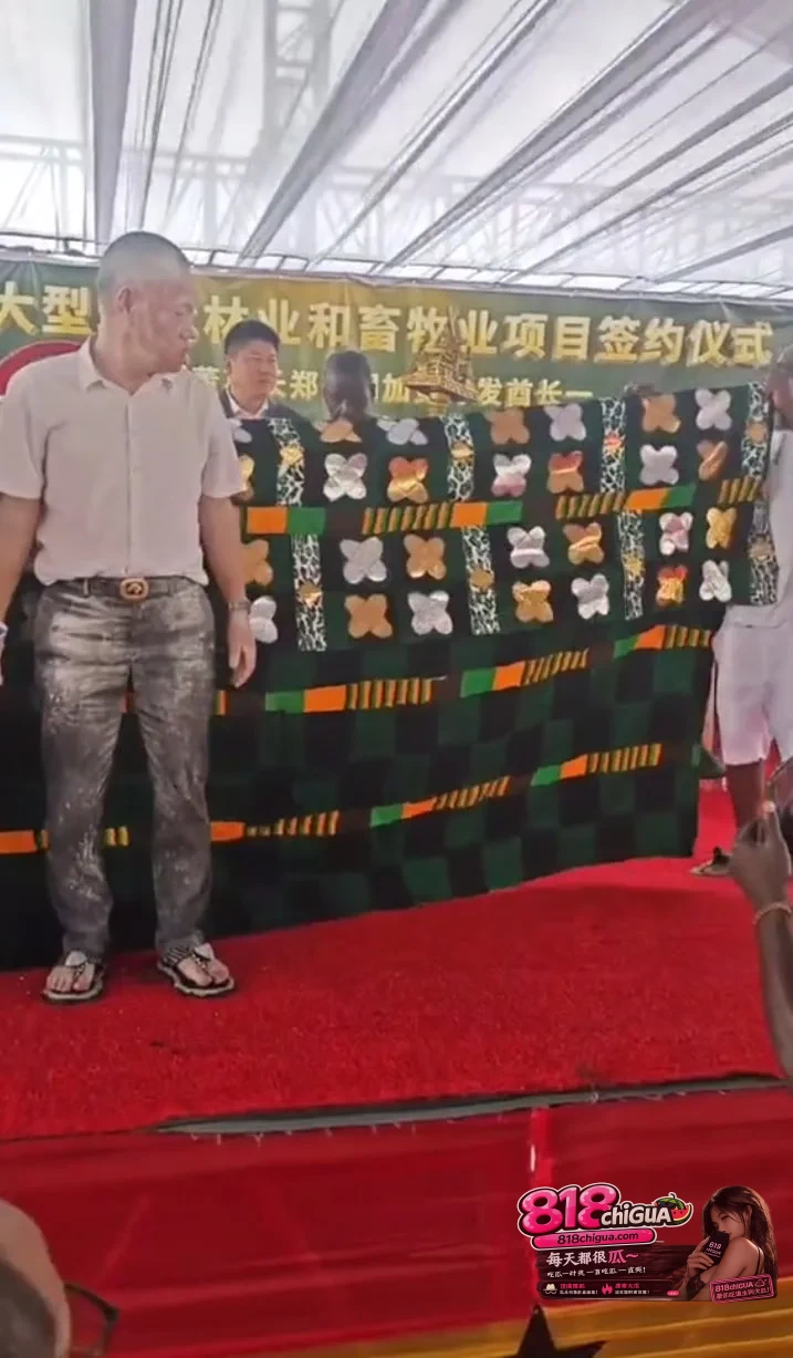 被土王高高抬起!闽籍企业家郑祥明在加纳册封酋长,硬核演绎“爱拼才会赢”