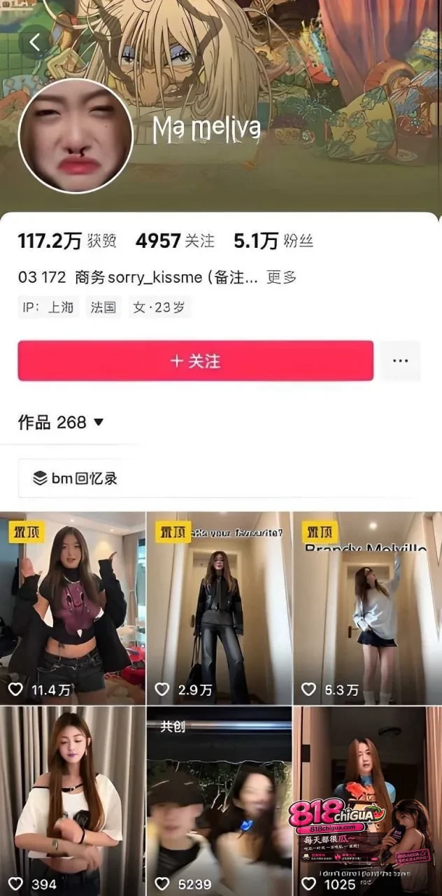 抖音23岁女神 Mameliya 被渣男骗50万出轨新欢 找大屌猛男高报复式性爱