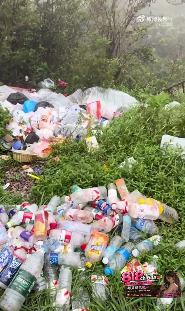 垃圾串起来拍完就扔?扯下“公益网红”遮羞布:别用肮脏的流量污染大山!