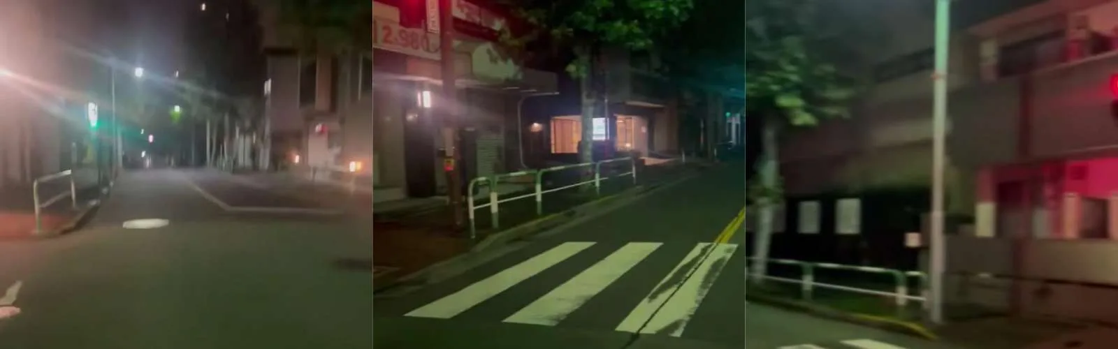 不夜城的惊魂一幕：东京歌舞伎町定点直播中，突如其来的紧急地震速报刺破深夜