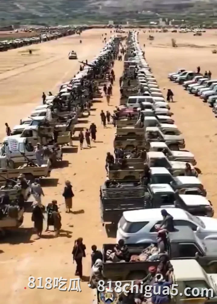 胡塞武装“沙漠风暴”来袭!马里卜沦陷在即,巴尼·哈希什部落集结5万大军,皮卡机枪车队直奔也门北部最后堡垒!