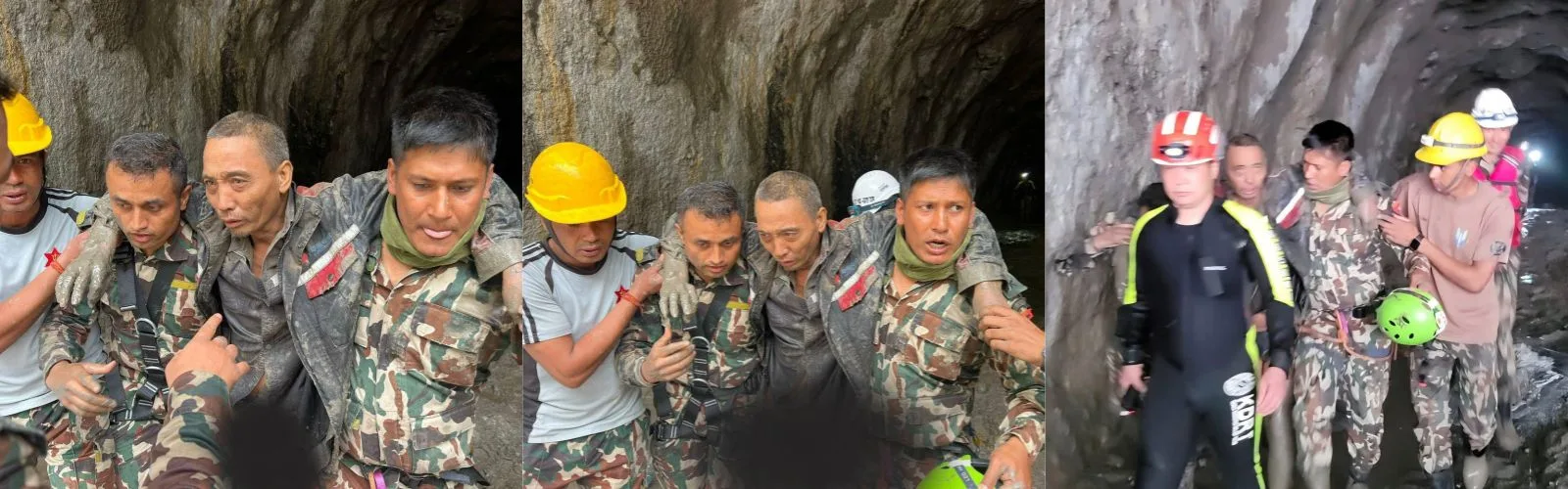 尼泊尔军方硬核救援！中国电建员工受困地底10天获救，亲述：看到灯光不敢信