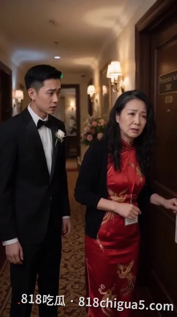 AI成人短剧新剧首播|《结婚当天妻子竟然成了公公的女人》新娘被公公按在喜床上强吻内射,新郎站在门外听着水声浪叫彻底崩溃