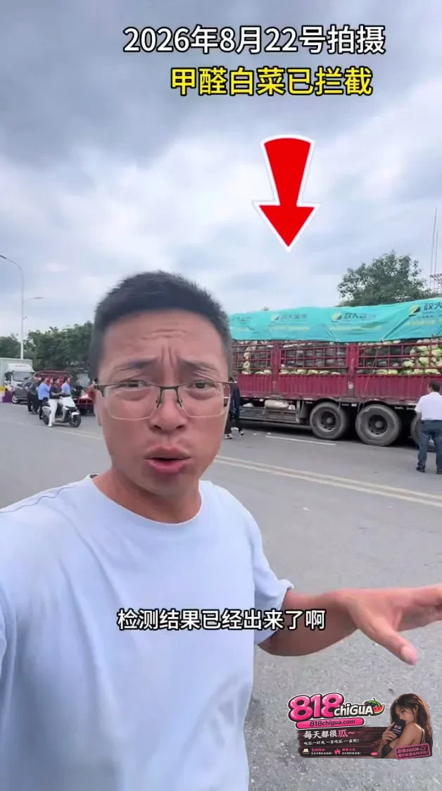 河北一地大白菜装车前“蘸甲醛”保鲜:食品安全红线岂容不法商贩随意践踏?